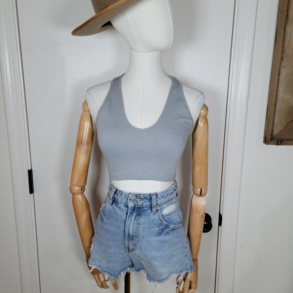 Rolla's Dusters High Rise Slim Shorts Beach Summer Shorts Size 24 - Picture 1 of 12